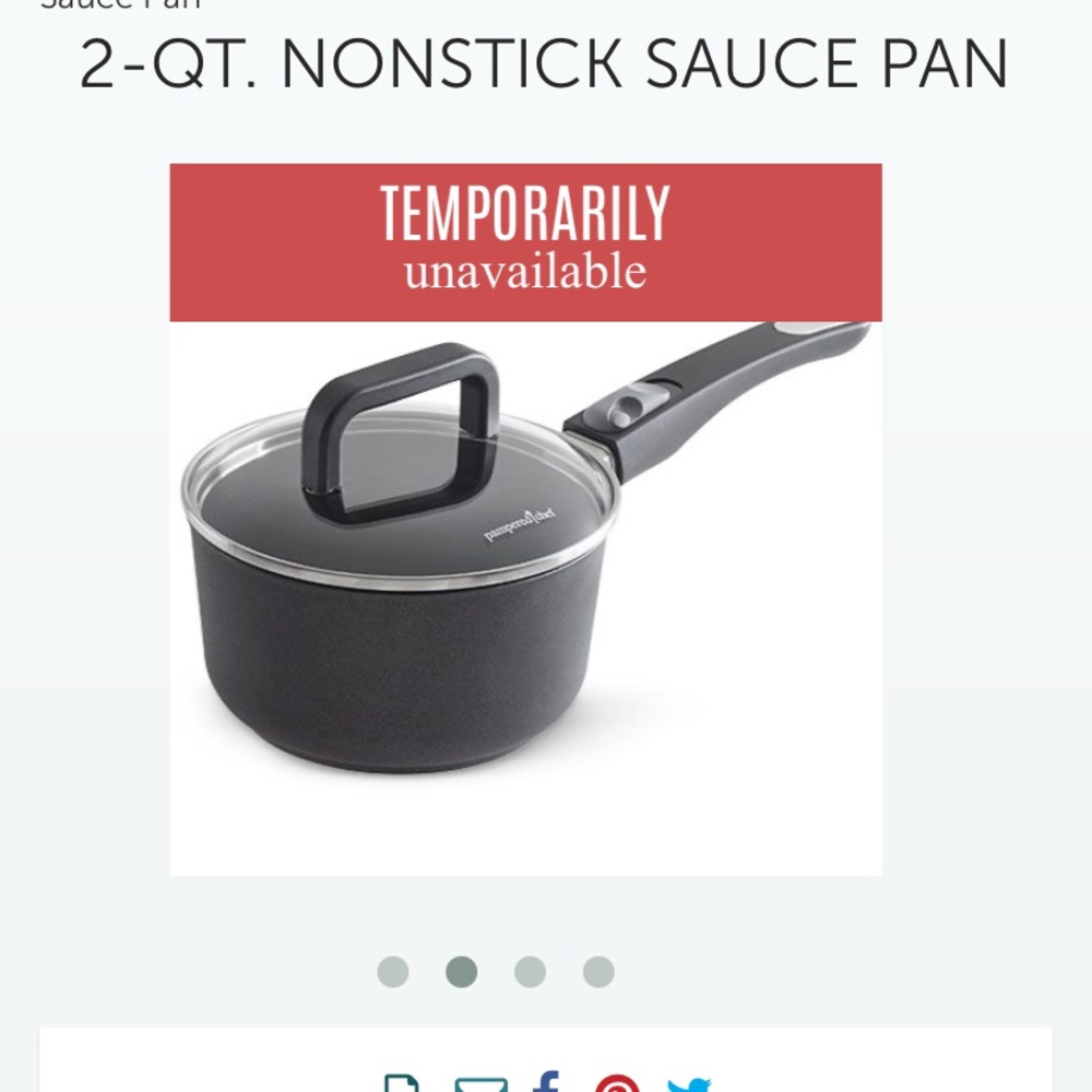 Pampered chef nonstick sauce pan